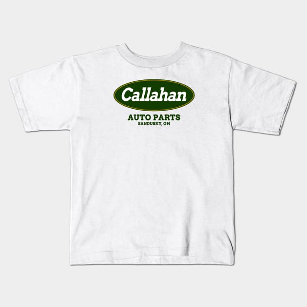 Callahan Auto Parts Kids T-Shirt by BigOrangeShirtShop